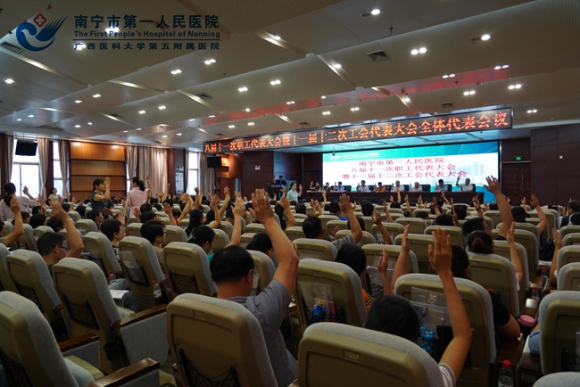 3、各代表对各项议题进行举手表决.jpg